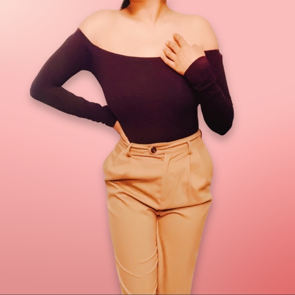 Forever 21 Tops - FOREVER 21 CONTEMPORARY - off shoulder bodysuit top
